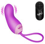 Silicone Mini Vibe With Remote – Purple Rechargeable Vibrating Bullet - Image 2