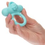 Silicone Rechargeable Nubby Lover's Delight - Blue - Image 3
