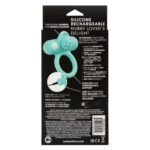 Silicone Rechargeable Nubby Lover's Delight - Blue - Image 4