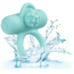 Silicone Rechargeable Nubby Lover's Delight - Blue - Image 6