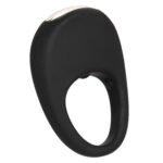 Silicone Rechargeable Pleasure Ring - Black - Black - Image 11