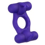 Silicone Rechargeable Triple Orgasm Enhancer - Purple - Image 11