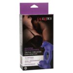 Silicone Rechargeable Triple Orgasm Enhancer - Purple - Image 5