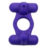 Silicone Rechargeable Triple Orgasm Enhancer - Purple - Image 9