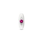 Cheeky Charms Silver Anchor Anal Plug Kit – Clear Iridescent and Pink - Image 2