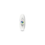 Cheeky Charms Silver Anchor Anal Plug Kit – Clear Iridescent and Pink - Image 3