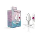 Cheeky Charms Silver Anchor Anal Plug Kit – Clear Iridescent and Pink - Image 5