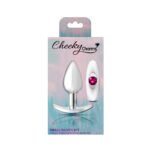 Cheeky Charms Silver Anchor Anal Plug Kit – Clear Iridescent and Pink - Image 8