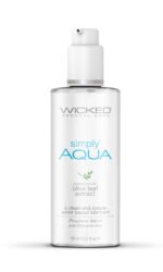 Simply Aqua Fragrance Free Water-Based Personal Lubricant – 2.3 Fl Oz
