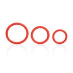 Tri-Rings Red Cock Rings – 3-Piece Set - Image 2