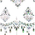 Siren Adhesive Body Jewels Sticker - Clear