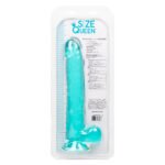 Size Queen 10 inch/25.5 Cm - Blue - Image 3