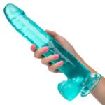 Size Queen 10 inch/25.5 Cm - Blue - Image 10