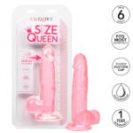 Size Queen 6 inch/15.25 Cm - Pink - Image 8