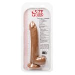 Size Queen 8 inch/20.25 Cm - Brown - Image 2