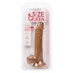 Size Queen 8 inch/20.25 Cm - Brown - Image 3