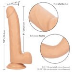 Size Queen 8 inch/20.25 Cm - Ivory - Image 9