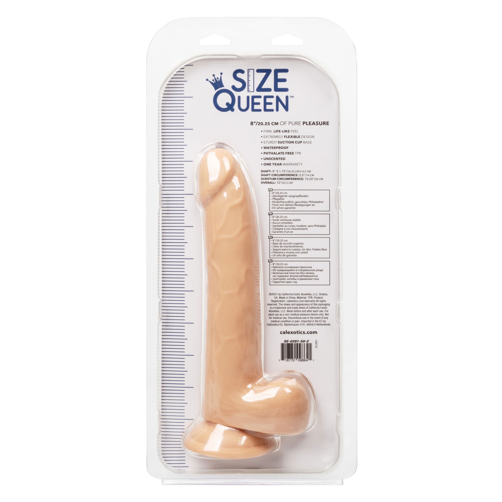 size-queen-8-inch2025-cm-ivory Size Queen 8 inch/20.25 Cm - Ivory - Image 1