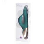 Maia Novelties Skyler Silicone Bendable Rabbit Vibrator – Green - Image 5