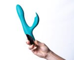 Maia Novelties Skyler Silicone Bendable Rabbit Vibrator – Green - Image 6