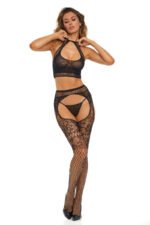 Slide Your Way 2 Pc Bra Set - One Size - Black - Image 2