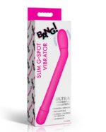 Slim G-Spot Vibrator – Pink, Rechargeable, Phthalate-Free