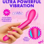 Slim G-Spot Vibrator – Pink, Rechargeable, Phthalate-Free - Image 4
