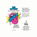 Smack Warming and Lickable Massage Oil - Blue Raspberry 2 Oz