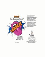 Smack Warming and Lickable Massage Oil – Peach 2 fl oz