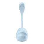 Satisfyer Smooth Petal Connect App-Controlled Vibrator – Light Blue - Image 3