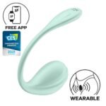 Satisfyer Smooth Petal Connect App Rechargeable Vibrator – Mint - Image 5