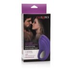 Silicone Rechargeable Vibrating Cock Ring – Purple - Image 2