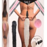 Snap-on Silicone Anal Plug and 3 Interchangeable Tails