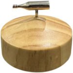Spin the Bottle Party Game – Metal and Wood - Image 2