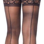 Stay Up Sheerthigh Highs - Black - One Size
