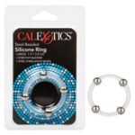 Steel Beaded Silicone Cock Ring – Large and Extra Large - Image 4