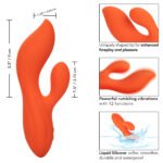 Stella Liquid Silicone Dual Teaser - Orange - Image 4