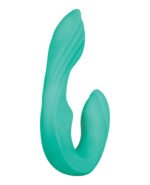 Strapless Seashell Dual-Motor Vibrator – Teal - Image 3