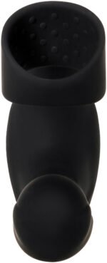 Strapped and Tapped Remote-Control Vibrating Prostate Penis Ring with Heating – Black - Image 7
