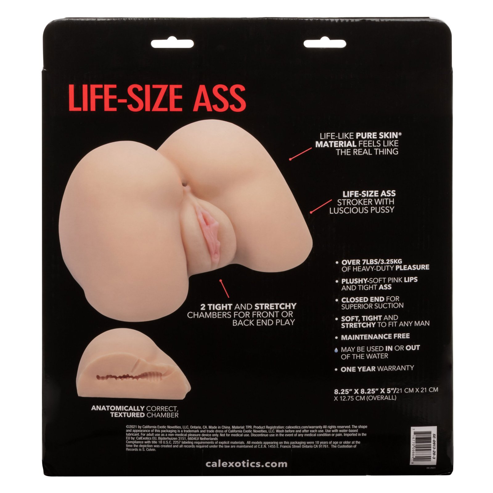 stroke-it-life-size-ass-ivory Stroke It Life-Size Ass - Ivory - Image 1
