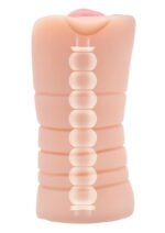 ZOLO Vibrating Stroker – Light Beige - Image 2