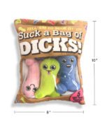 Suck a Bag of Dicks Plushy Pillow With 5 Dicks - Image 2