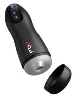 PDX Elite Suck-O-Matic Rechargeable Vibrating Stroker – Black - Image 2