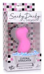 Sucky Ducky Silicone Clitoral Stimulator - Pink - Image 5