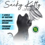 Sucky Kitty 7x Clitoral Stimulator - Black - Image 3
