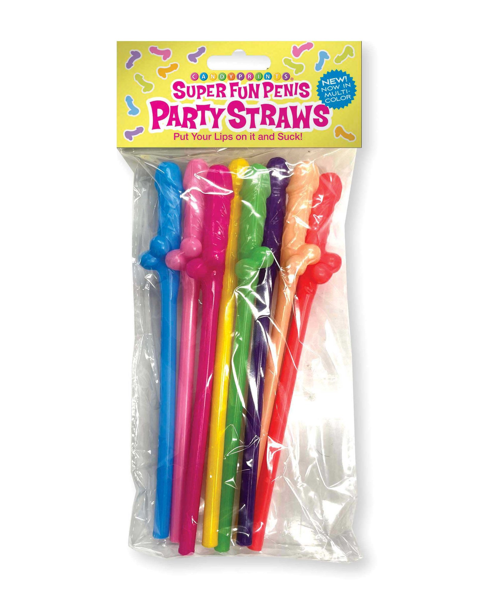 super-fun-penis-straws-multicolor Super Fun Penis Straws - Multicolor - Image 1