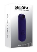 Sure Thing Phthalate-Free Silicone Vibrating Suction Stimulator – Purple
