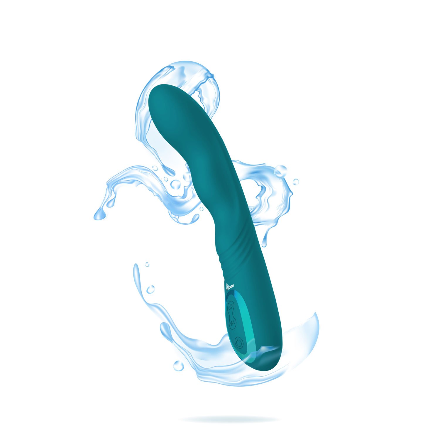swagger-wriggling-g-spot-vibe-ocean Swagger Wriggling G-Spot Vibe - Ocean - Image 1