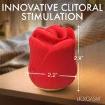 Sweet Kiss Rechargeable Vibrating Clitoral Stimulator – Red - Image 2