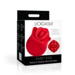 Sweet Kiss Rechargeable Vibrating Clitoral Stimulator – Red - Image 4